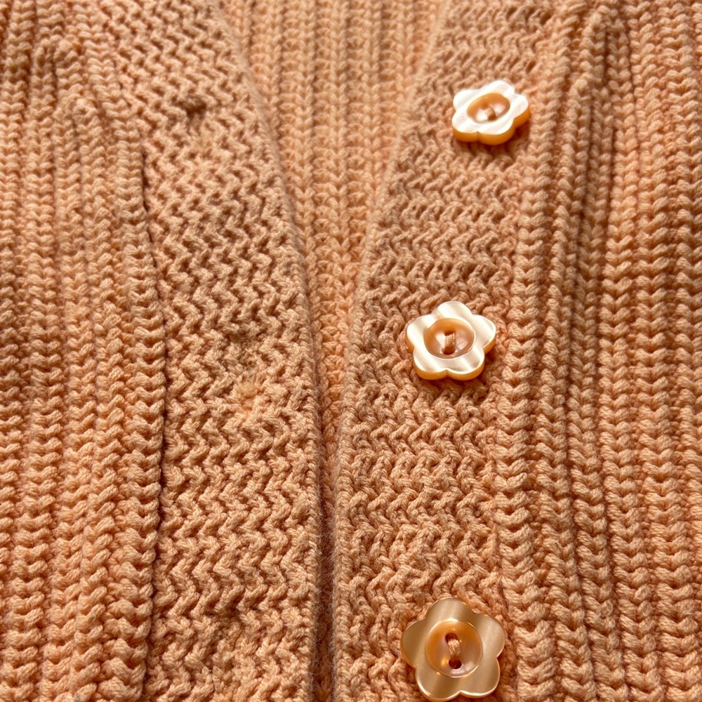 Women's peachy Cardigan Sweater 🍑 From Jessica Simpson. Perfect For Springtime - Picture 2 of 6